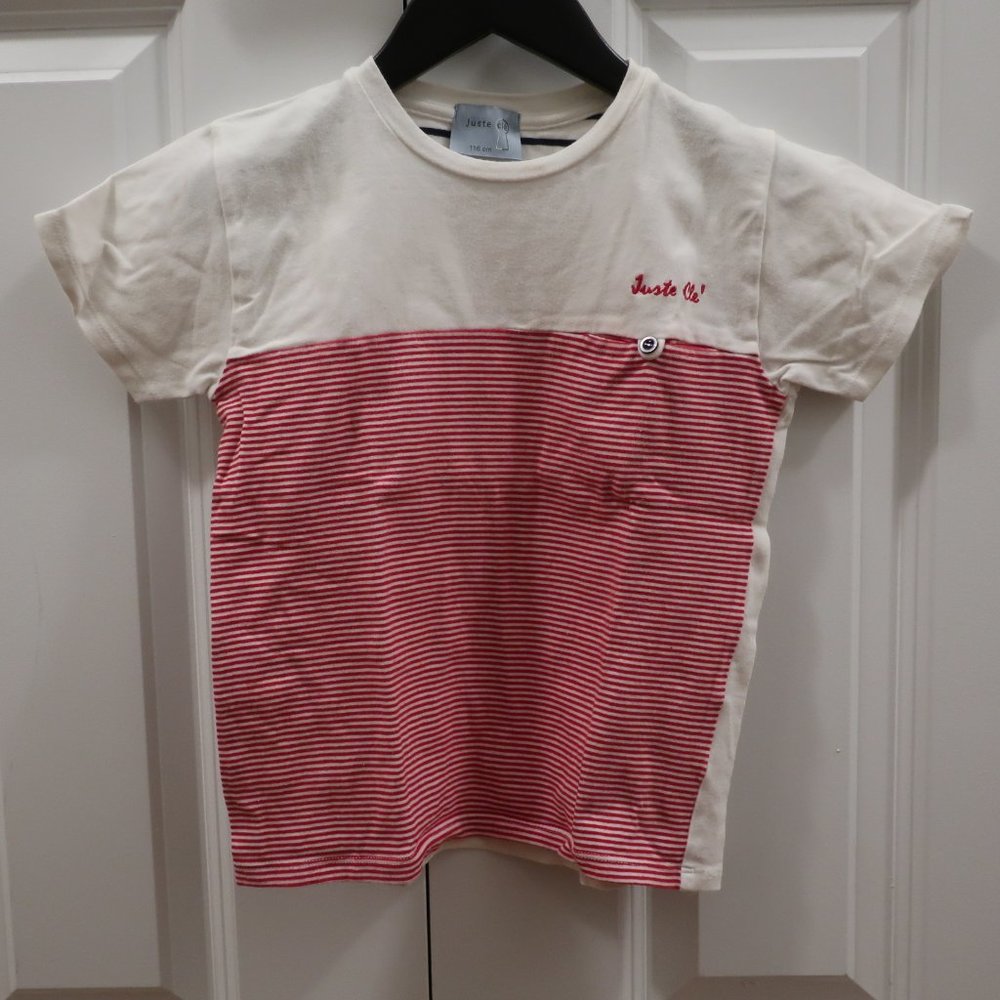 Juste Cle Boys short sleeve t shirt, used, in great condition, size 6